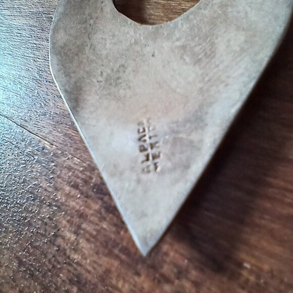 Authentic Vintage Alpaca Silver Mexico Tourquoise + Abalone Shell Inlay Earrings - Picture 5 of 5